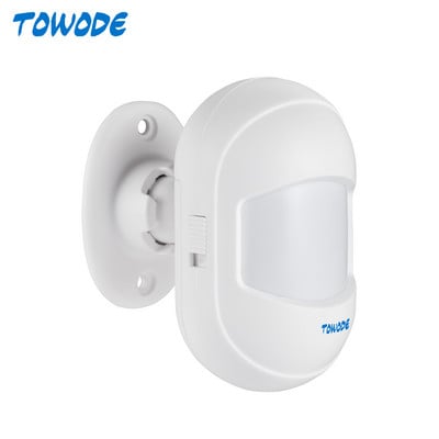 TOWODE Tuya Smart Home riasztórendszer WIFI GSM vezetékes vezeték nélküli biztonság színes LCD kijelzővel mozgásérzékelővel kompatibilis Alexa