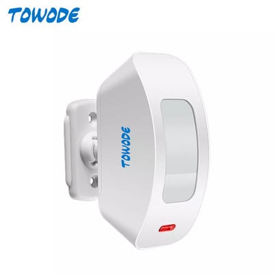 TOWODE Tuya Smart Home riasztórendszer WIFI GSM vezetékes vezeték nélküli biztonság színes LCD kijelzővel mozgásérzékelővel kompatibilis Alexa