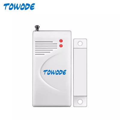 TOWODE Tuya Smart Home riasztórendszer WIFI GSM vezetékes vezeték nélküli biztonság színes LCD kijelzővel mozgásérzékelővel kompatibilis Alexa