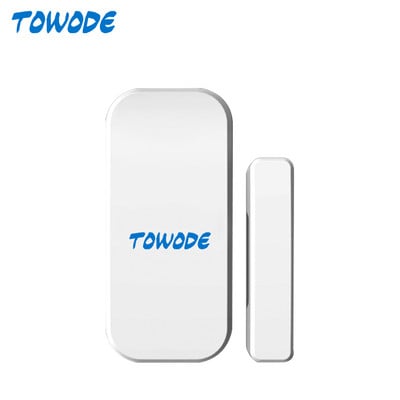 TOWODE Tuya Smart Home riasztórendszer WIFI GSM vezetékes vezeték nélküli biztonság színes LCD kijelzővel mozgásérzékelővel kompatibilis Alexa