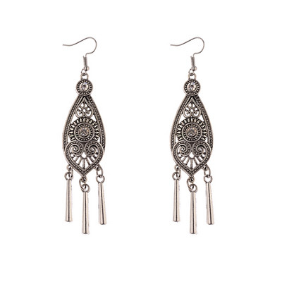 2019-es etnikai kerek ötvözet bojt üreges csepp fülbevaló nőknek Jhumka Jhumki vintage női lógó fülbevaló Oorbellen