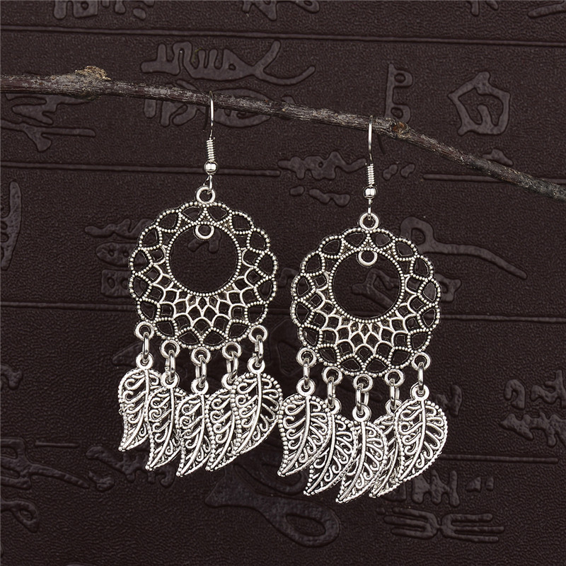 2019-es etnikai kerek ötvözet bojt üreges csepp fülbevaló nőknek Jhumka Jhumki vintage női lógó fülbevaló Oorbellen