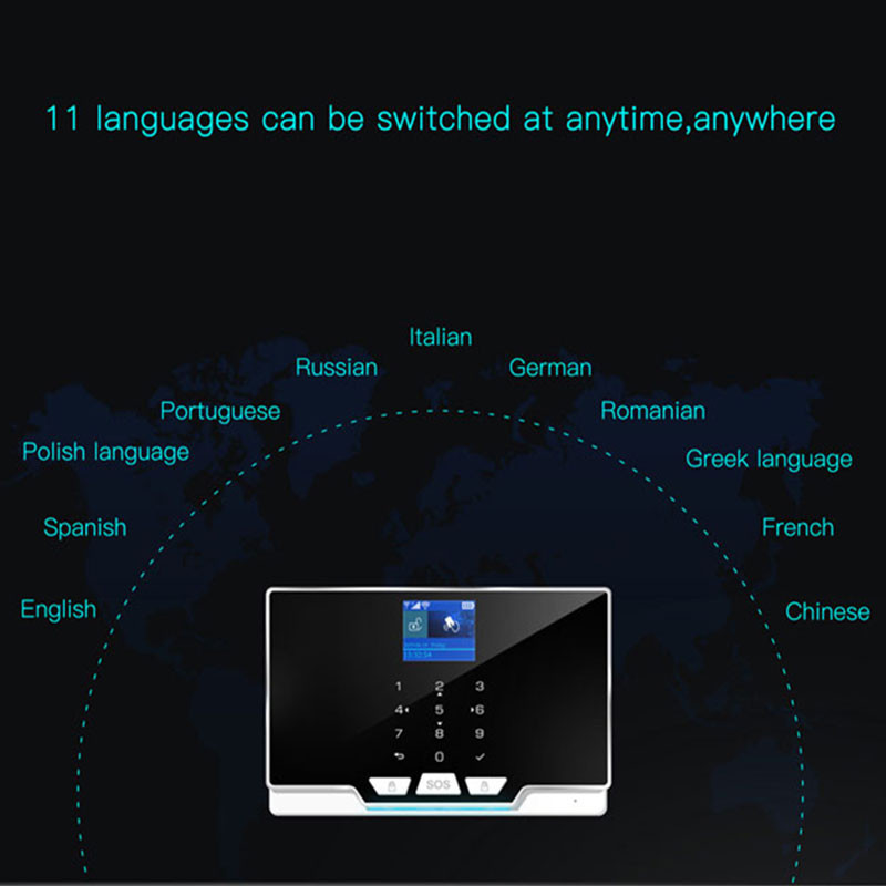 ZONAN G20 TUYA SIM GSM sigurnosni alarmni sustav Kućni pametni alarmni setovi Bežični detektor pokreta Senzor za vrata WIFI APLIKACIJA Daljinski upravljač