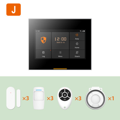 Ostaniot bežični 4G kućni sigurnosni alarmni sustav 433MHz pametni WiFi protuprovalni alarm s podrškom za solarnu sirenu Tuya 200 dodataka