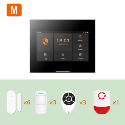 Ostaniot bežični 4G kućni sigurnosni alarmni sustav 433MHz pametni WiFi protuprovalni alarm s podrškom za solarnu sirenu Tuya 200 dodataka