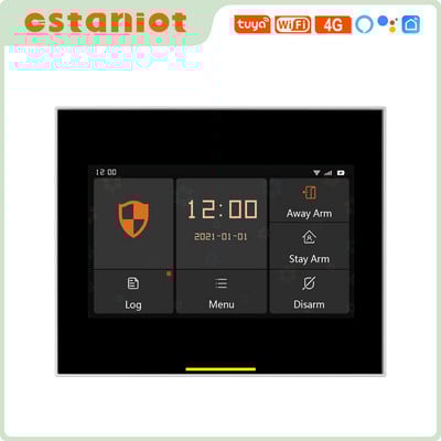 Ostaniot bežični 4G kućni sigurnosni alarmni sustav 433MHz pametni WiFi protuprovalni alarm s podrškom za solarnu sirenu Tuya 200 dodataka