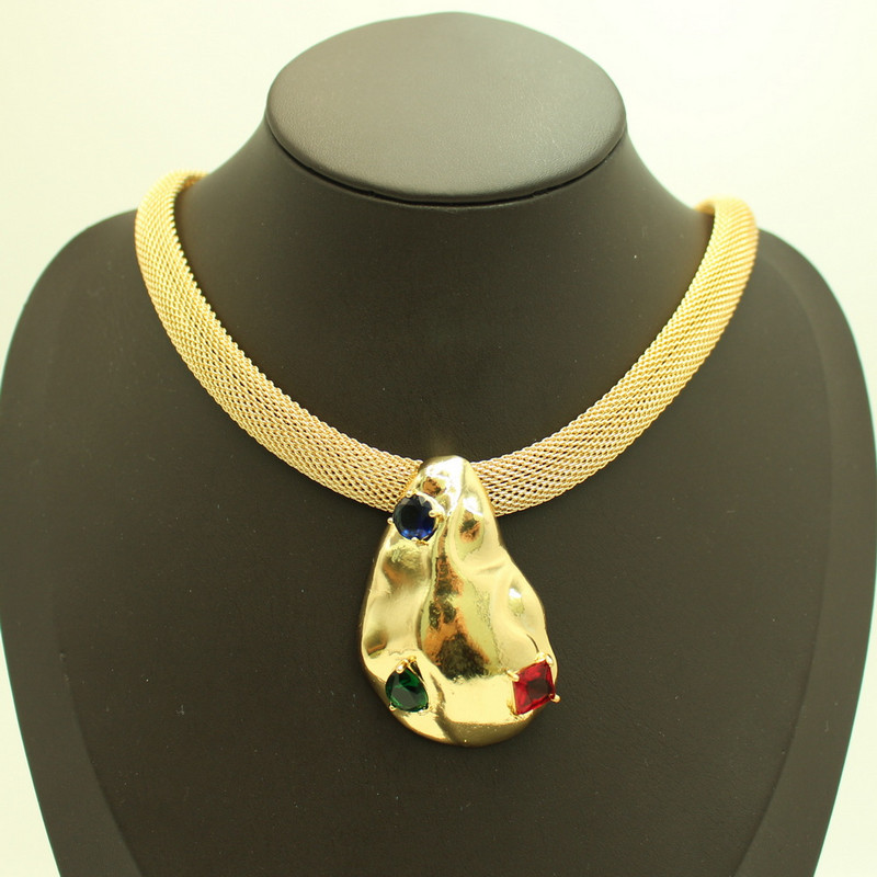 Új design Dubai ékszer nőknek 2022 brazil nyaklánc fülbevaló szett olasz drága esküvői bizsu nő