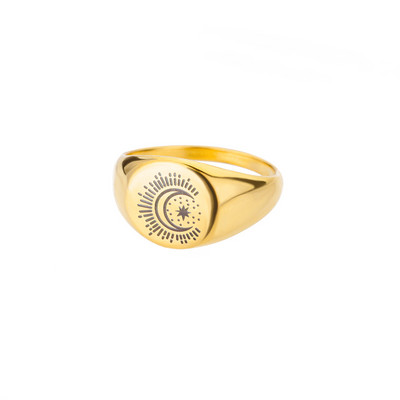 Vintage Lotus Gyűrűk Női Tinédzsereknek Rozsdamentes acél jegygyűrű Gótikus Esztétikus Ezüst Szín Gyűrűk Ékszer Ajándék bague femme
