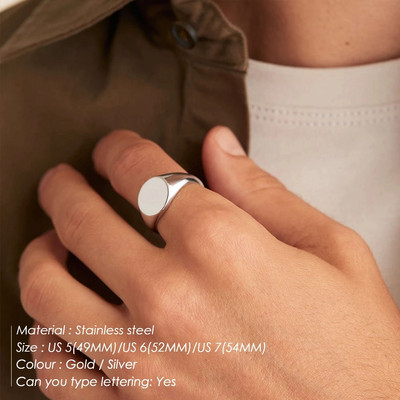 JUJIE 316L valoviti prsten od nehrđajućeg čelika za žene Darovi Minimalistički nježne zrake teksture Kružno prstenje Nakit Veleprodaja/Dropshipping