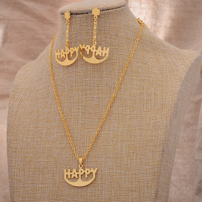 24k Dubai arany színű ékszerkészletek nőknek luxus nyaklánc fülbevaló menyasszonyi afrikai esküvői dísz Feleség ajándék ékszer készlet