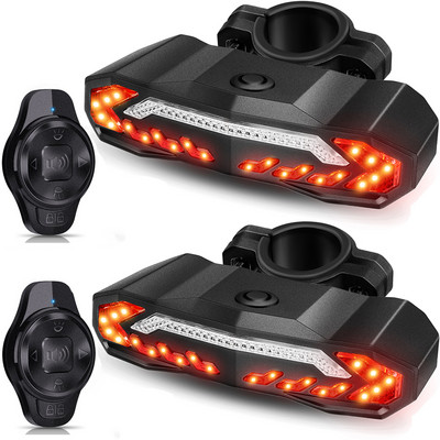 Hollarm Alarmă pentru bicicletă Lampă din spate Antifurt USB Reîncărcabilă Impermeabil Inducție inteligentă Semnal pentru biciclete Frână Lampă din spate Alarma pentru biciclete