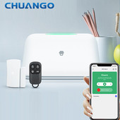 Превъзходна WiFi алармена система Chuango Smart OV-300 Интелигентна домашна алармена система с детектор за дим/газ/PIR