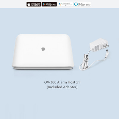 Превъзходна WiFi алармена система Chuango Smart OV-300 Интелигентна домашна алармена система с детектор за дим/газ/PIR