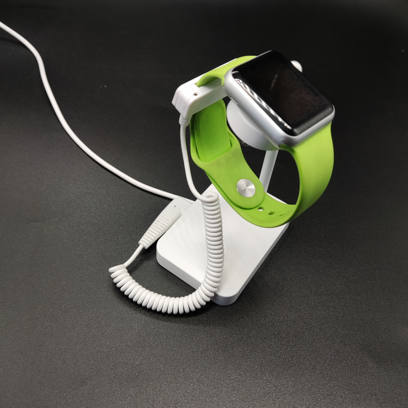 Bezvadu uzlādes pretaizdzīšanas signalizācija Apple Watch izstādes displeja stendam