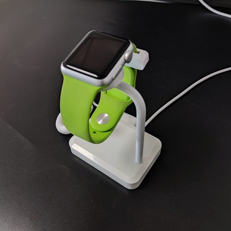 Bezvadu uzlādes pretaizdzīšanas signalizācija Apple Watch izstādes displeja stendam