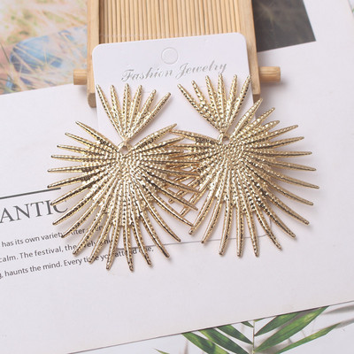 Punk fém csepp fülbevaló nőknek Retro Absztrakt Statement Ékszer Divat Dangle Fülbevaló pendientes mujer moda