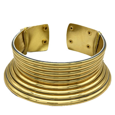 Liffly Fashion African Style Statement Choker nyaklánc fülbevaló készlet női punk vintage galléros karkötők nagy ékszer készlet