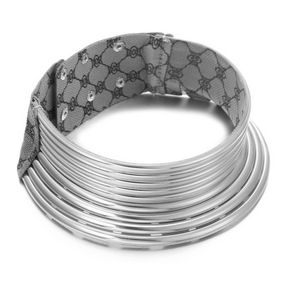 Liffly Fashion African Style Statement Choker nyaklánc fülbevaló készlet női punk vintage galléros karkötők nagy ékszer készlet