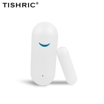 TISHRIC Tuya Alarme de securitate pentru acasă Wifi Senzor ușă Smart Home Sonerie fără fir Senzor de mișcare Detector Seturi de sistem de alarmă