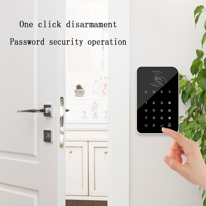 ZONAN G12+K10 signalizācijas drošības sistēma Tuya Wifi Gsm mājas ielaušanās bezvadu RFID karšu tastatūras lietotņu vadības viedās mājas komplekti