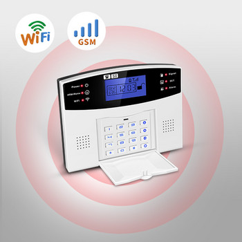 Προστασία ασφαλείας Σύστημα συναγερμού Wifi GSM Ασύρματο ενσύρματο ανιχνευτή συναγερμός Tuya Smart Home Security System Οθόνη πληκτρολογίου