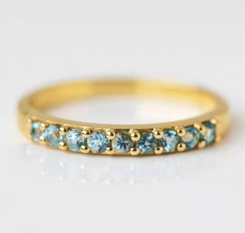 3 бр./компл. луксозен лилав кристал дамски пръстен кристал циркон за жени парти сватба годеж бижута