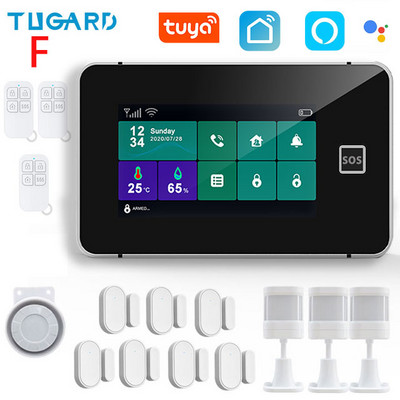 TUGARD G60B Tuya bežični Wifi kućni sigurnosni GSM alarmni sustav Smart Life Alexa App Control s 433Mhz detektorom senzora pokreta