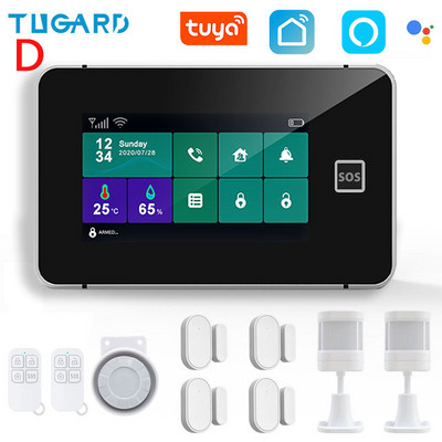 TUGARD G60B Tuya bežični Wifi kućni sigurnosni GSM alarmni sustav Smart Life Alexa App Control s 433Mhz detektorom senzora pokreta