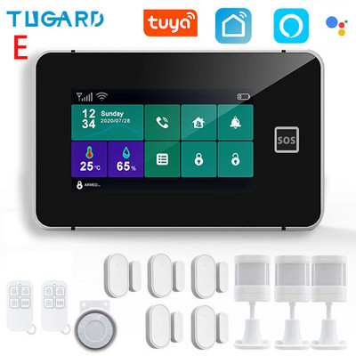 TUGARD G60B Tuya bežični Wifi kućni sigurnosni GSM alarmni sustav Smart Life Alexa App Control s 433Mhz detektorom senzora pokreta