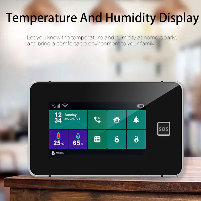 TUGARD G60B Tuya bežični Wifi kućni sigurnosni GSM alarmni sustav Smart Life Alexa App Control s 433Mhz detektorom senzora pokreta