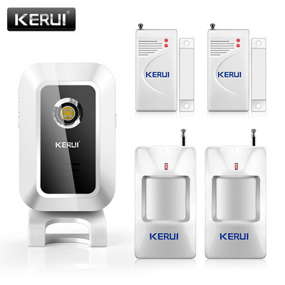 KERUI M7 Zvono dobrodošlice Bežični infracrveni PIR detektor pokreta Senzor Zvono na vratima Alarm dobrodošlice Ulazno zvono