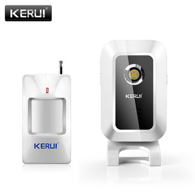 KERUI M7 Zvono dobrodošlice Bežični infracrveni PIR detektor pokreta Senzor Zvono na vratima Alarm dobrodošlice Ulazno zvono