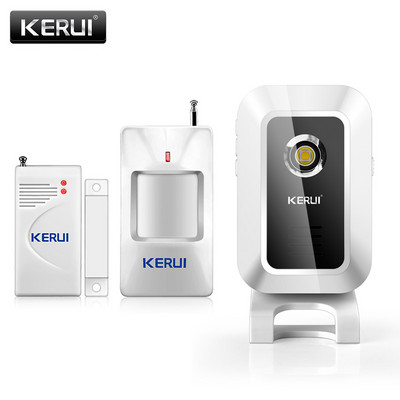KERUI M7 Zvono dobrodošlice Bežični infracrveni PIR detektor pokreta Senzor Zvono na vratima Alarm dobrodošlice Ulazno zvono