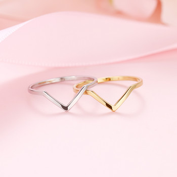 DOTIFI Ladies Simple Fashion 316L Δαχτυλίδι από ανοξείδωτο ατσάλι Χρυσό χρώμα Γαμήλιο κόσμημα Γυναικείο δώρο R271