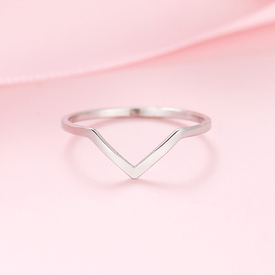 DOTIFI Ladies Simple Fashion 316L Пръстен от неръждаема стомана Златен цвят Сватбени бижута Дамски подарък R271