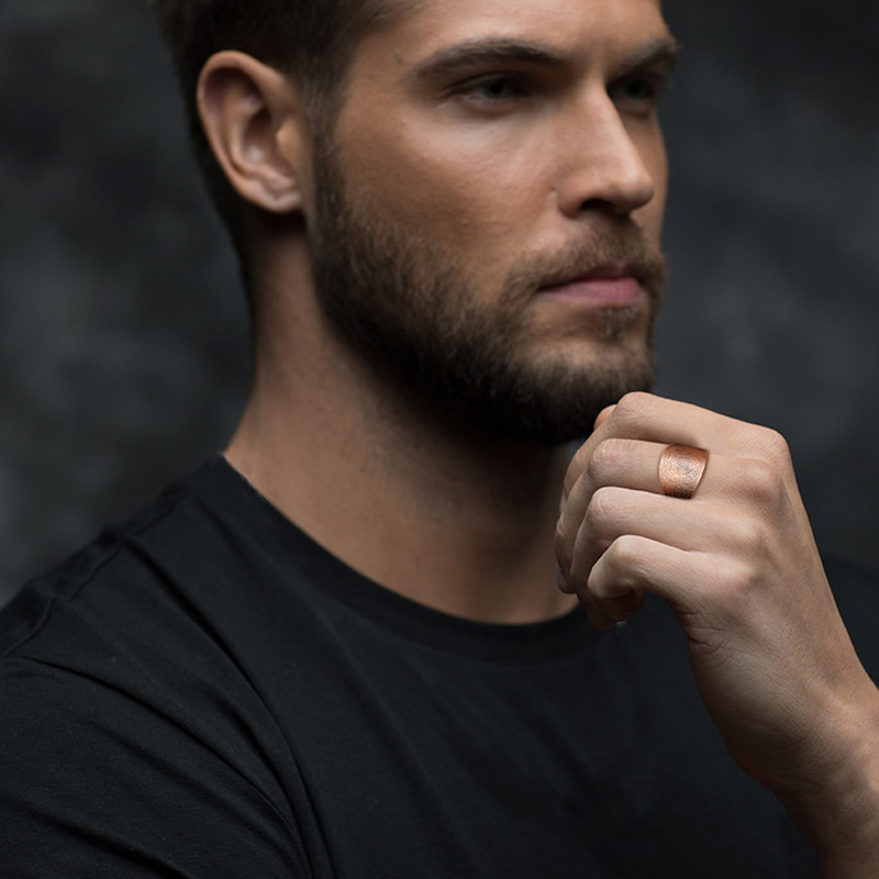 LIKGREAT Inel cu stea cu șase colțuri Sigiliul lui Solomon Inelul de protecție a celor 7 Arhangheli Cub Metatron Simbol Lilith Bijuterii amuletă