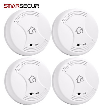 Безжичен противопожарен детектор за дим Smarsecur Преносими алармени сензори за G90B plus S4 GSM домашна охранителна алармена система