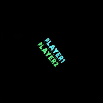 2022 Fluorescent Player Letter Μπλε Πράσινο Μεταλλικό Φωτεινό Δαχτυλίδι για Γυναίκα Άνδρα Φθορίζον Δαχτυλίδι Ζευγάρι Κοσμήματα ανοιχτό για προσαρμογή