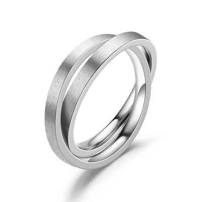 Anxiety Ring Fidget Moteriški ir Vyriški nerūdijančio plieno žiedai Spinne nuo spaudimo Priedai Papuošalai Dovanos