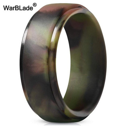 WarBLade New Food Grade FDA силиконови пръстени Мъжки сватбени ластици Хипоалергичен гъвкав силиконов пръстен за пръсти