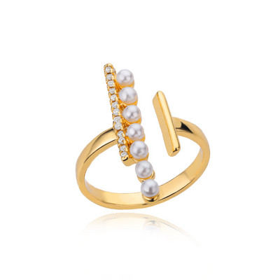 Пръстен със син кубичен циркон и камък за жени от неръждаема стомана с квадратна геометрия Пръстен за пръсти Парти аксесоари Бижута Bijoux Femme