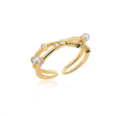 Пръстен със син кубичен циркон и камък за жени от неръждаема стомана с квадратна геометрия Пръстен за пръсти Парти аксесоари Бижута Bijoux Femme