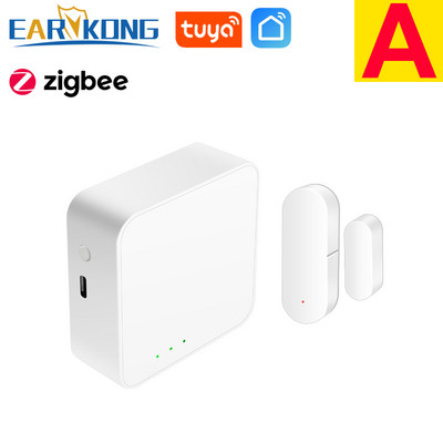 Tuya Zigbee Smart Home alarmni sustav Senzor otvorenih vrata Zigbee Hub Smart Life APP Bežični daljinski radi s Alexa Google Home
