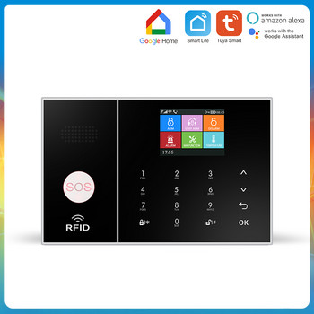 MULO GSM Wifi Alarm Simply Safe System Alarm for Home Business Wireless Tuya Smart Home APP Control Κιτ συναγερμού διαρρήκτη Securiti