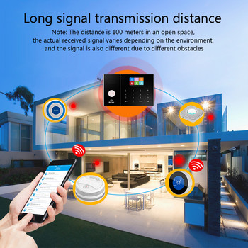 MULO GSM Wifi Alarm Simply Safe System Alarm for Home Business Wireless Tuya Smart Home APP Control Κιτ συναγερμού διαρρήκτη Securiti