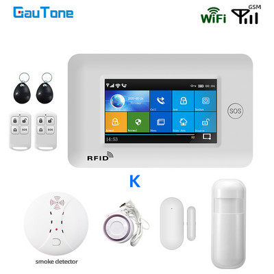 PG106 WIFI + GSM GPRS belaidis namų apsaugos signalizacijos sistema APP nuotolinio valdymo pultelis, skirtas Android ir iOS