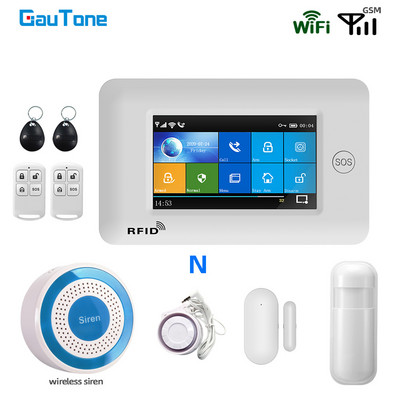 PG106 WIFI + GSM GPRS belaidis namų apsaugos signalizacijos sistema APP nuotolinio valdymo pultelis, skirtas Android ir iOS