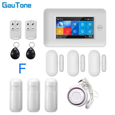 PG106 WIFI + GSM GPRS belaidis namų apsaugos signalizacijos sistema APP nuotolinio valdymo pultelis, skirtas Android ir iOS