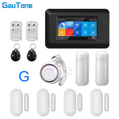 PG106 WIFI + GSM GPRS belaidis namų apsaugos signalizacijos sistema APP nuotolinio valdymo pultelis, skirtas Android ir iOS