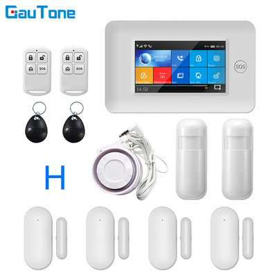 PG106 WIFI + GSM GPRS belaidis namų apsaugos signalizacijos sistema APP nuotolinio valdymo pultelis, skirtas Android ir iOS